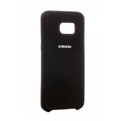 Чехол Silicone Cover Samsung S7 edge чёрный