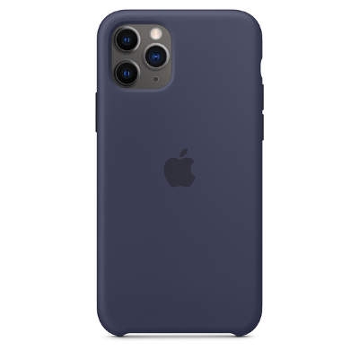 Чехол Silicon Case для iPhone 11 Pro темно-синий