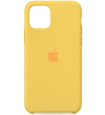 Чехол Silicon Case для iPhone 11 банановый