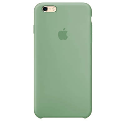 Чехол Silicone Case для iPhone 6/6S Пастельно-зеленый