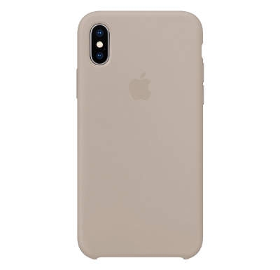 Чехол Silicone Case для iPhone XS MAX Бежевый