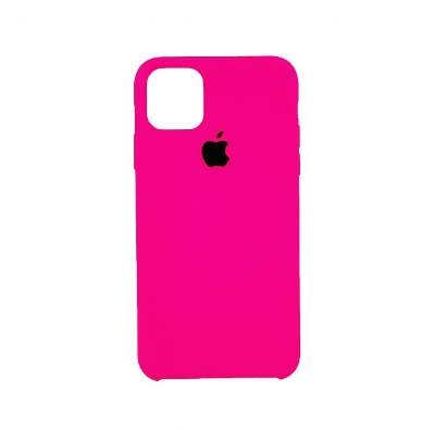 Чехол Silicon Case для iPhone 12 Pro шокирующий розовый