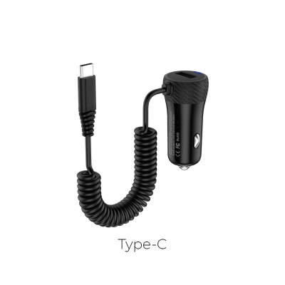 АЗУ + кабель Type-C HOCO Z21A Ascender single-port black