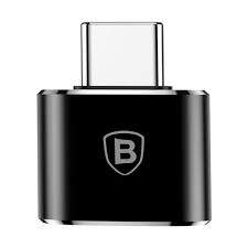 Переходник USB=Type-C Baseus CAAOTG-01 black