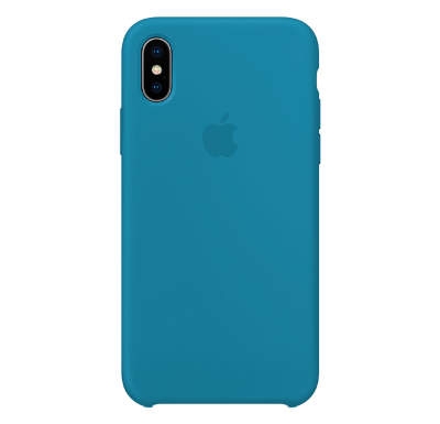 Чехол Silicone Case для iPhone XS MAX Голубой