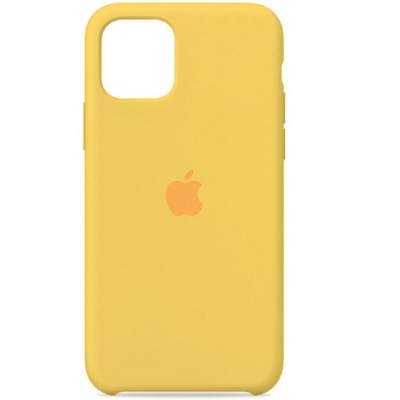 Чехол Silicon Case для iPhone 12 банановый