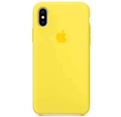 Чехол Silicone Case для iPhone XS MAX Желтый