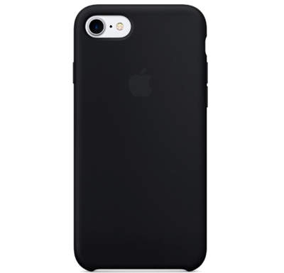 Чехол Silicone Case для iPhone 7/8 Черный