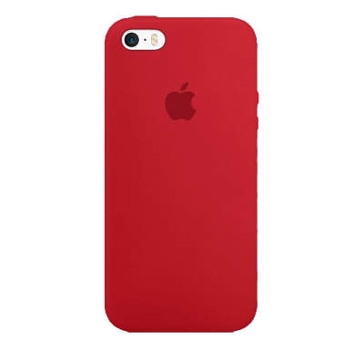 Чехол Silicone Case для iPhone 5/5S/SE Бордовый