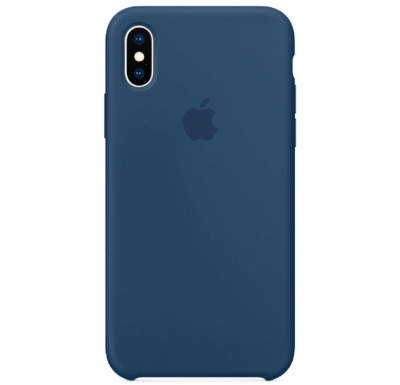 Чехол Silicone Case для iPhone XS MAX Кобальтовый