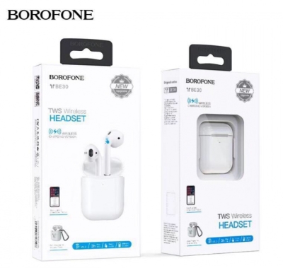 Наушники беспроводные Borofone BE 30 белые