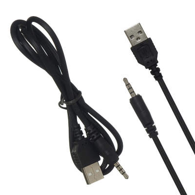 Кабель AUX/USB JD-91 Удлинитель USB ПАПА + AUX 1 m