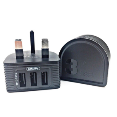 СЗУ Remax Kooker Series 3USB charger RU-U32 (Black)