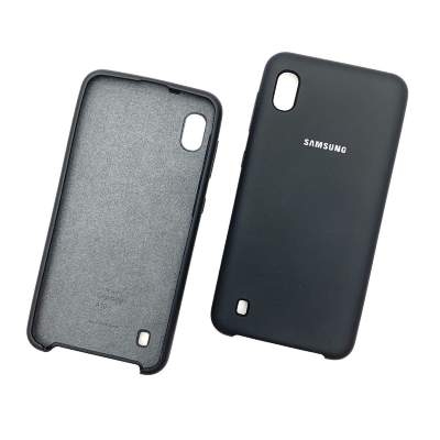 Чехол Silicone Cover Samsung А10 чёрный
