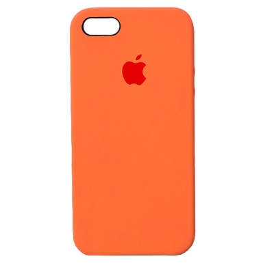 Чехол Silicone Case для iPhone 5/5S/SE Оранжевый