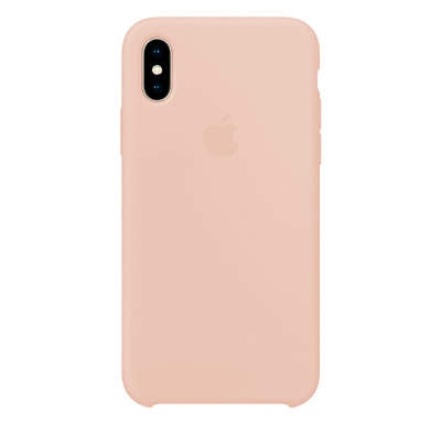 Чехол Silicone Case для iPhone X/XS Жемчужно-розовый