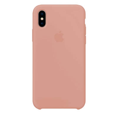 Чехол Silicone Case для iPhone XS MAX Нежно-розовый