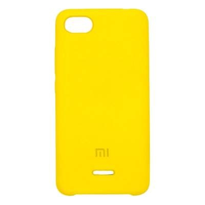 Чехол Silicone Cover Xiaomi Redmi 6A жёлтый