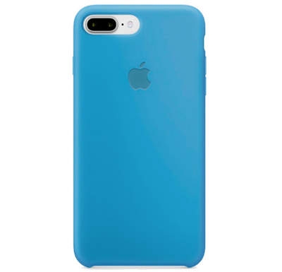 Чехол Silicone Case для iPhone 7/8 Plus Голубой