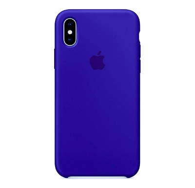 Чехол Silicone Case для iPhone X/XS Индиго