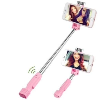 Монопод HOCO K4 Beauty wireless selfie stick pink