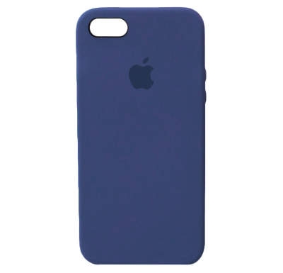 Чехол Silicone Case для iPhone 5/5S/SE Синий