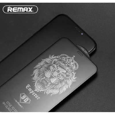 Стекло for iPhone XR Remax Emperor series 9D (black)