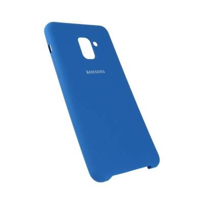 Чехол Silicone Cover Samsung А6 2018 синий