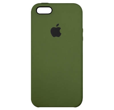 Чехол Silicone Case для iPhone 5/5S/SE Хаки