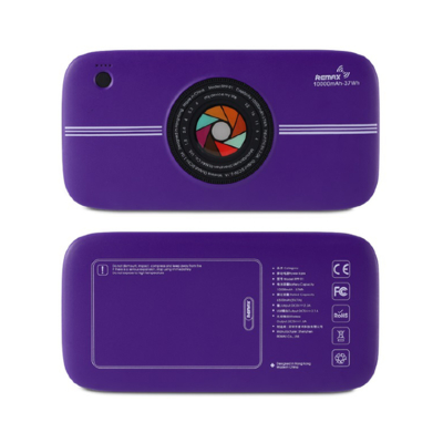 Внешний АКБ Remax Camera 10000 mAh wireless power bank RPP-91 (Purple)
