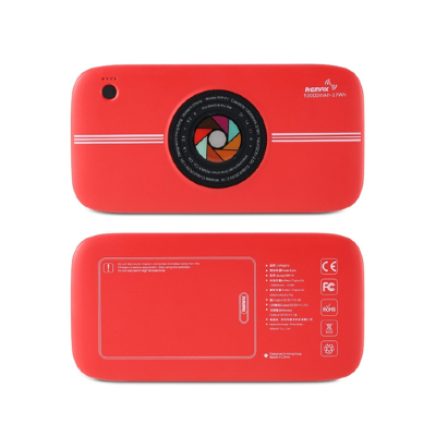 Внешний АКБ Remax Camera 10000 mAh wireless power bank RPP-91 (Red)
