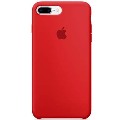 Чехол Silicone Case для iPhone 7/8 Plus Красный