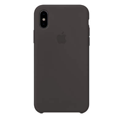 Чехол Silicone Case для iPhone XS MAX Серо-коричневый