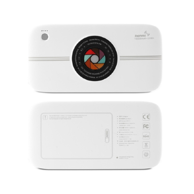 Внешний АКБ Remax Camera 10000 mAh wireless power bank RPP-91 (White)