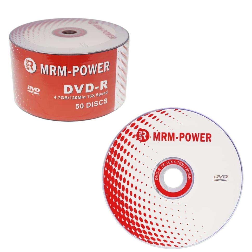 Диск DVD-R односторонний, скорость записи 16х,Емкость 4,7Гб (50шт/упак)