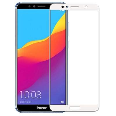 Стекло Huawei Honor 7A Pro Full Glue 2.5D Black/White