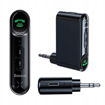 Аудио адаптер Baseus Qiyin AUX Car Bluetooth Receiver WXQY-01 (Black)