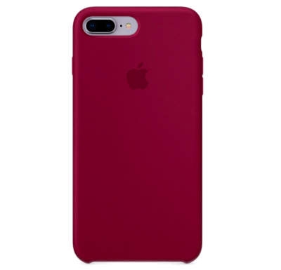 Чехол Silicone Case для iPhone 7/8 Plus Малиновый