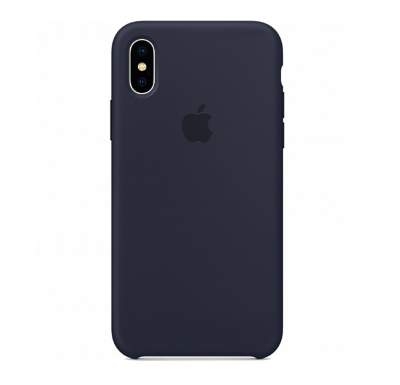 Чехол Silicone Case для iPhone XS MAX Темно-синий