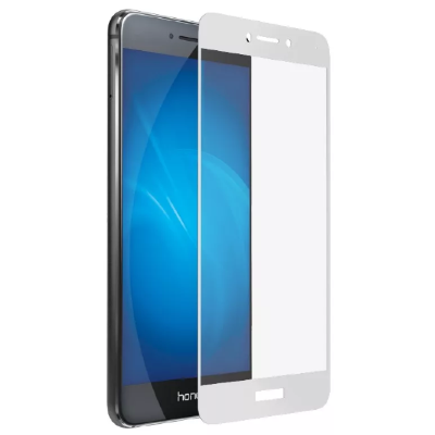 Стекло Huawei Honor 8 Lite Full Glue 2.5D Black/White