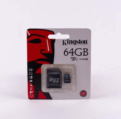Карта памяти Micro KINGSTON 64gb class10