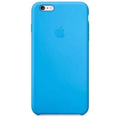 Чехол Silicone Case для iPhone 6/6S Plus Голубой