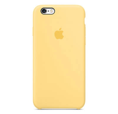 Чехол Silicone Case для iPhone 6/6S Plus Желтый