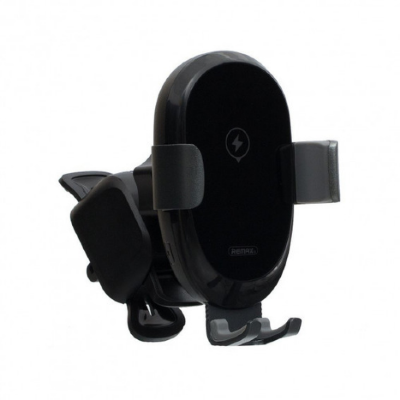 Держатель автомобильный Remax Sensor mount for car vent wireless charger 3.5-6" RM-C39 (Black)