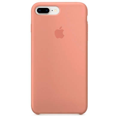 Чехол Silicone Case для iPhone 7/8 Plus Персиковый