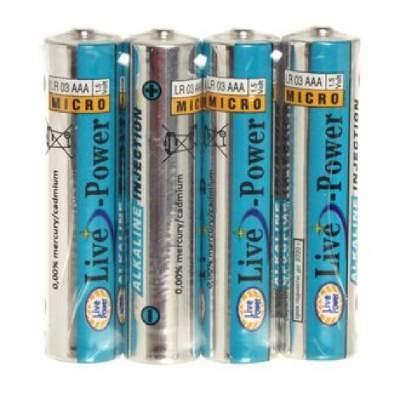 Батарейки Live-Power ALKALINE AAA 4pcs/shrink