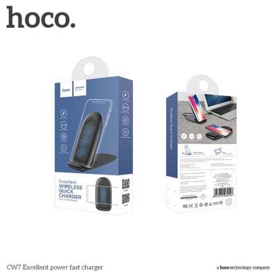 Беспроводная зарядка + подставка HOCO CW7 Fast Qi Wireless Charging