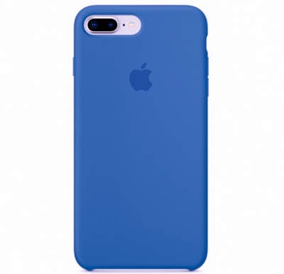 Чехол Silicone Case для iPhone 7/8 Plus Синий