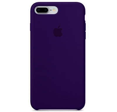 Чехол Silicone Case для iPhone 7/8 Plus Темно-пурпурный