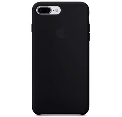 Чехол Silicone Case для iPhone 7/8 Plus Черный